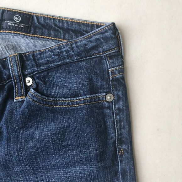 AG Adriano Goldschmied The Maiden Low Rise Crop Skinny Denim Jeans - Picture 3 of 9